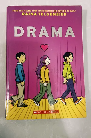 Drama by Raina Telgemeier (Scholastic) - Paperback Graphic Novel