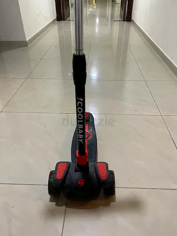 CoolBaby three-wheel kids scooter with adjustable handle, good used condition