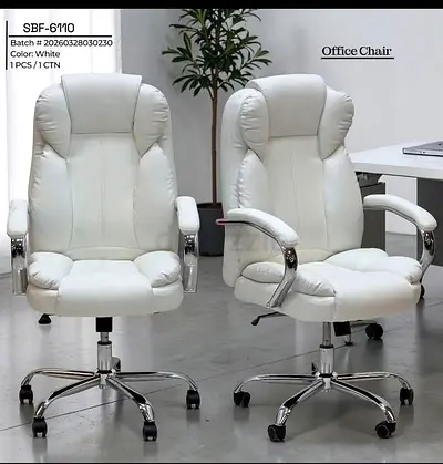Ergonomic White Office Chair