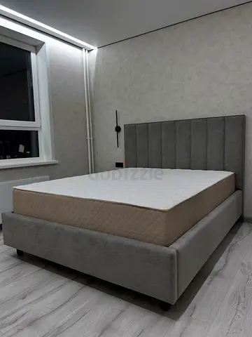 Clearance sale 🥳 160*200 queen size gray colour Bed with matress