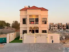 Brand new 4-bedroom villa for sale in Ajman | AED 1.75 million | First occupancy | 4 master bedrooms