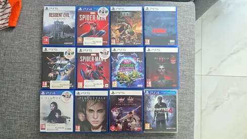 Bundle of 11 PS4/PS5 Action & Adventure Game Discs - Used