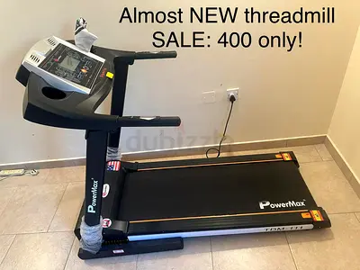 PowerMax TDM-111 Treadmill - Almost New, Selling for AED 400