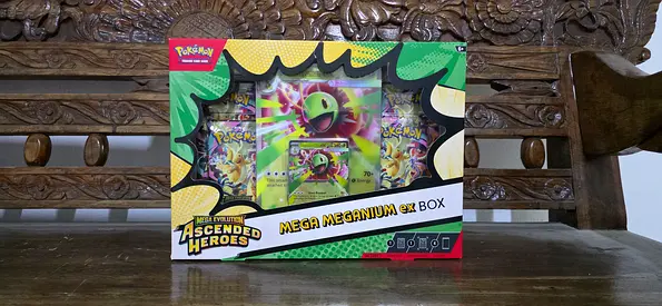 Pokémon TCG: Mega Meganium ex Box - Sealed Collector's Set