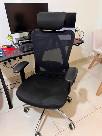 SIHOO M18 Ergonomic Desk Chair, Swivel Chair With Adjustable Lumbar Support — Good Condition