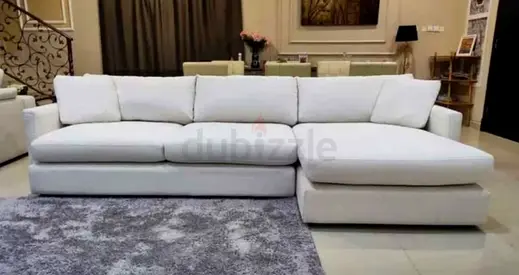 Crate&Barrel Lounge Deep L shape sofa beige