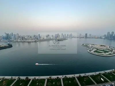 Luxury VIP apartment with a sea view || Central air conditioning || Semi-furnished || All bedrooms are master suites || Free gym and pool access