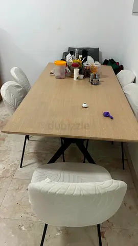 6 seater dinning table - homecentre available today!