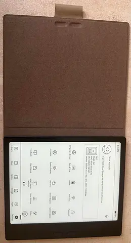 Onyx BOOX Go 7 (Black & White, 64GB) + Official Magnetic Cover – Like New (Feb 2026)