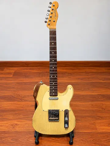 Very Rare Alleycat Relics Vintage Telecaster – Fender Telecaster body electric guitar - worn blonde