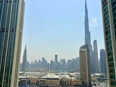 Burj Khalifa and DIFC View | High Floor | Vacant