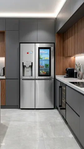 LG InstaView Fridge Freezer – Latest Model, Steel Body Refrigerator