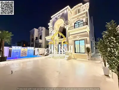 Dream villa in Al Muwaihat 2 with a classic design. For those seeking the best locations in Ajman, close to all services, with a swimming pool, large