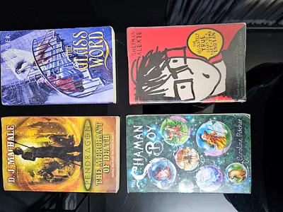 Collection of 4 Paperback Fiction Books — classics and fantasy mix Price range per book 25 to 40