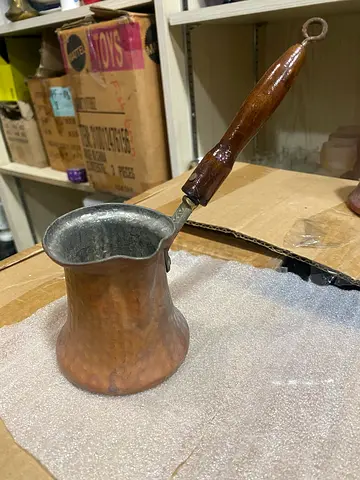 Vintage copper jug 8cm height