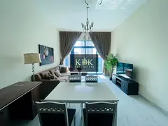 Furnished 1BR | Sydney Tower JVC | Balcony City View