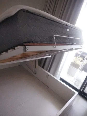 IKEA Brand hydraulic bed with new mattress available