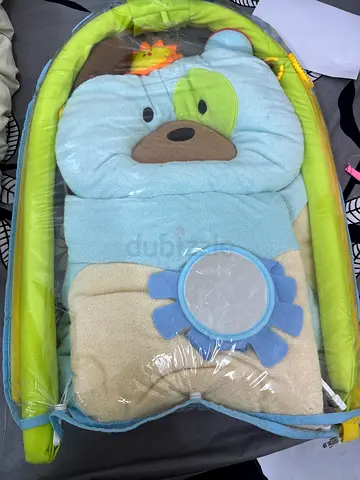 Soft Baby Activity Arch Mat with Plush Lion Cushion — Good Condition