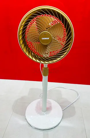 Acmilan 10 Inch Standing Pedestal Fan, 70W Electric Floor Fan With 3 Speed Settings, 5 Blades,