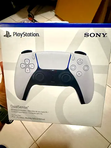 PS5 Wireless Controller (White) - NEW