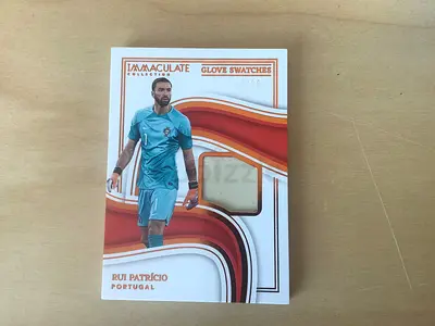 Immaculate Collection Rui Patricio Glove Swatch Football Card /99 (Portugal)