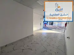 First-time occupant commercial space in Al Rashidiya 1, large area, near Al Mina Street and the fish
