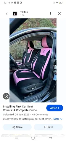 Universal  car seat cover made by original leather