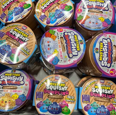 Mystery Squishy Dumpling collectible toy - sealed blind tubs (single)