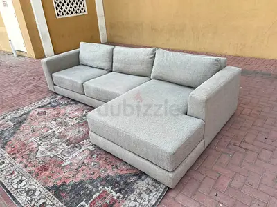 L-Shaped Crate&barrel sectional sofa peyton modle