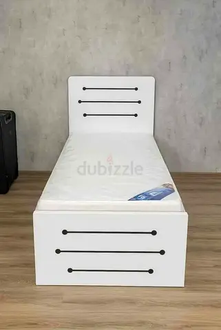 Single bed with mattress available