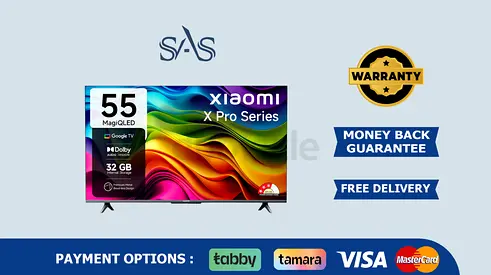 Xiaomi | 55 Inch | QLED | 4K Smart Tv | Google Tv | New | Free Delivery | Warranty | L55MA