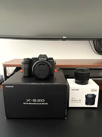 Fujifilm X-S20 + 15-45mm Lens + Viltrox 35mm F1.7
