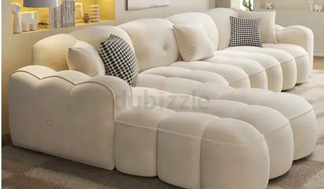 Cozy comfortable 4 seater sofa with cushion