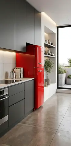 SMEG FAB30RRD5 50’s Style Freestanding Refrigerator – Red, 298L