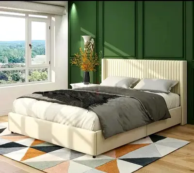 Queen siza velvet family bed with madical mattress