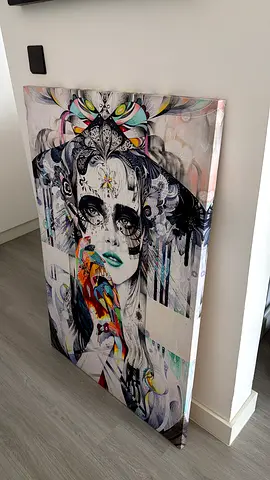 Wall painting colourful