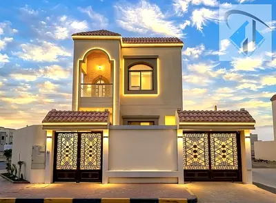 Villa for sale, including electricity, water, and air conditioning, in a residential area and close
