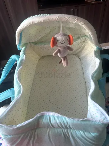 Moon Moses Basket with Mattress and Canopy - New in Box
