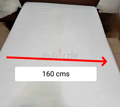 180×160×18 cm White Mattress Double bed - Excellent Condition
