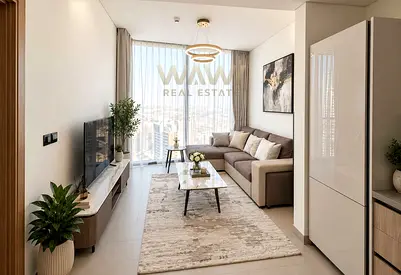 High-Floor 1BR | Hartland Waves | Downtown City View | Furnished