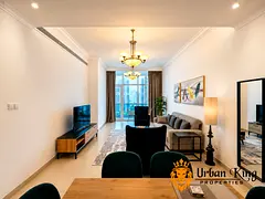 Elegant Fully Furnished 2-Bedroom Apartment | 2 Balconies | Chiller Free