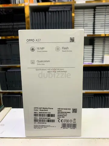 Oppo A57 (sealed box) - 16MP, Qualcomm, Flash+Touch Access