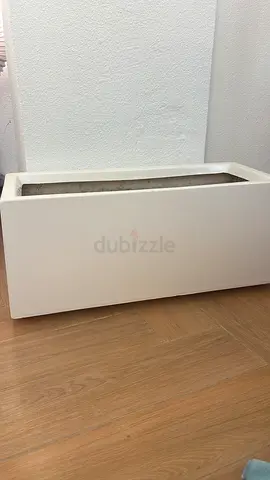 Big white vase