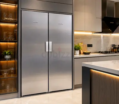 Stainless Steel separate Fridge Freezer