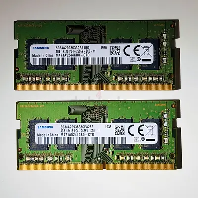 Samsung 4GB DDR4 2666MHz SODIMM RAM (2 x 4GB) - Laptop Memory