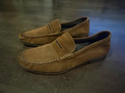 Men’s smart casual suede shoes for sale