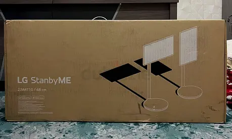New LG Monitor StandbyME 27-Inch Moveable Smart Screen 27ART10AKPL with Box