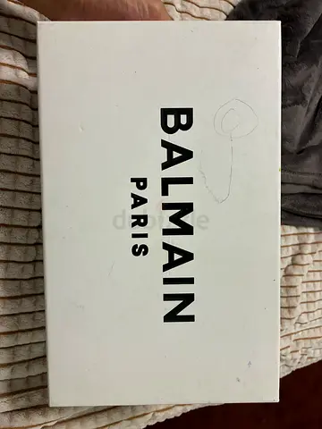 Balmain Paris shoe box - authentic designer packaging