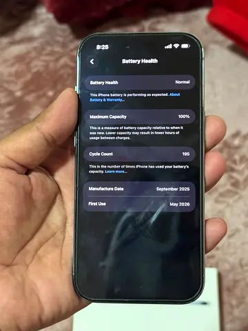 iPhone with 100% Battery Health, Good Condition