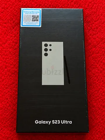 Samsung S23 Ultra 5G
Brand New 
512GB/12GB 
International Version